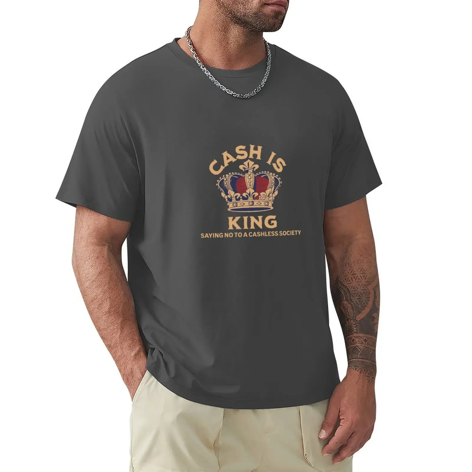 Cash is King Stop T-shirt sublime vintage clothes big and tall t shirts for men
Cash is King Stop T-shirt sublime vintage clothes big and tall t shirts for men
