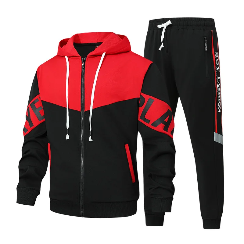 Tracksuit Men 2 Piece Set Hoodies Sweatpants Sportswear Fitness Hoodies Sweatshirt Sports 2PCS Suit Male Autumn Tracksuit
Tracksuit Men 2 Piece Set Hoodies Sweatpants Sportswear Fitness Hoodies Sweatshirt Sports 2PCS Suit Male Autumn Tracksuit