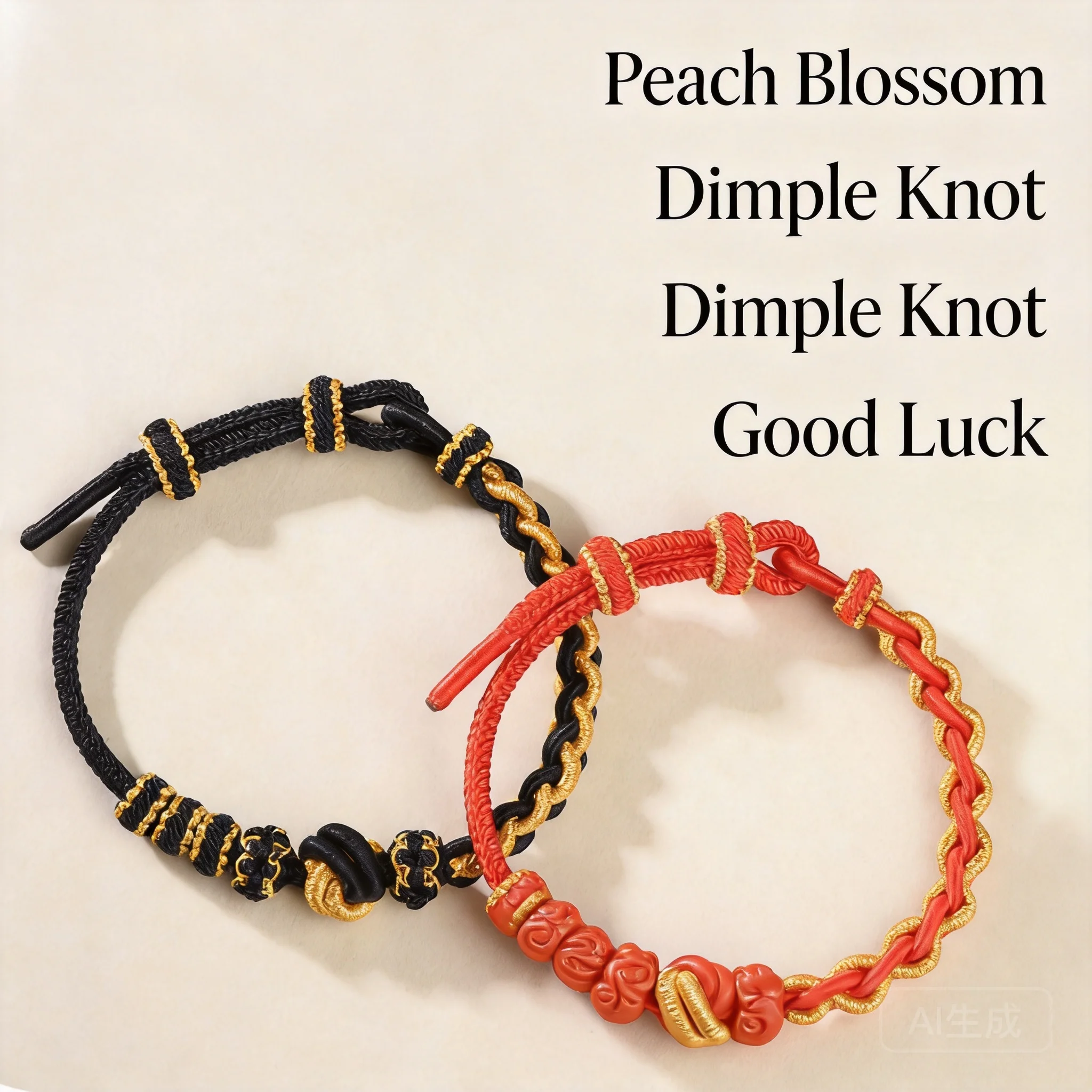 Chinese Style Handmade Beadable Peach Blossom Love Knot 8 Strand Braided Couple Bracelet Lucky Blessing Adjustable Rope Jewelry
Chinese Style Handmade Beadable Peach Blossom Love Knot 8 Strand Braided Couple Bracelet Lucky Blessing Adjustable Rope Jewelry