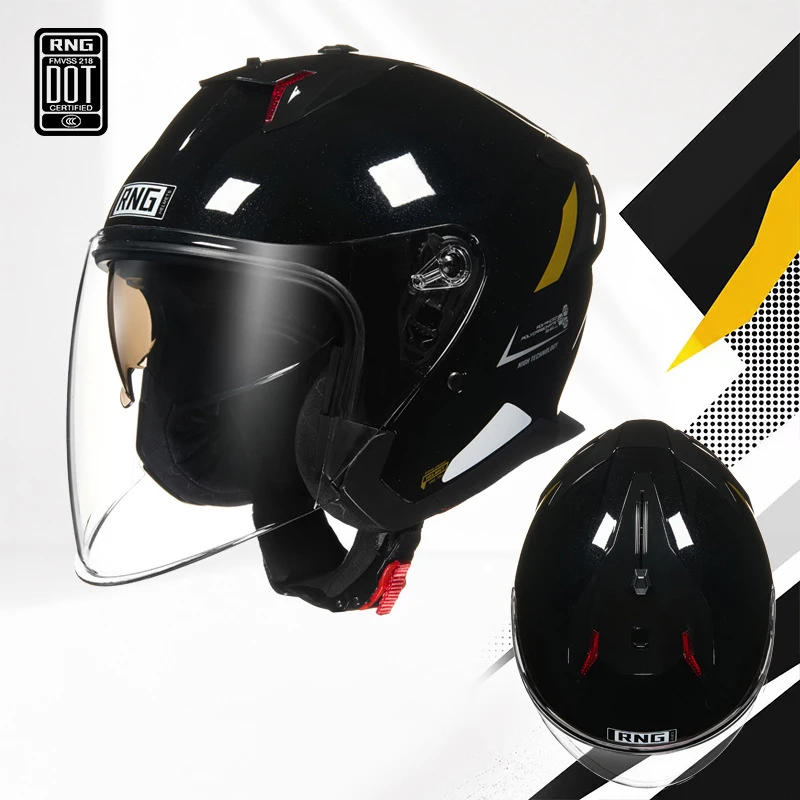 RNG Bright Black Half Helmet Men and Women Motorcycle Off-Road Summer Helmet Downhill Racing Mountain Cross Casco Capacete
RNG Bright Black Half Helmet Men and Women Motorcycle Off-Road Summer Helmet Downhill Racing Mountain Cross Casco Capacete