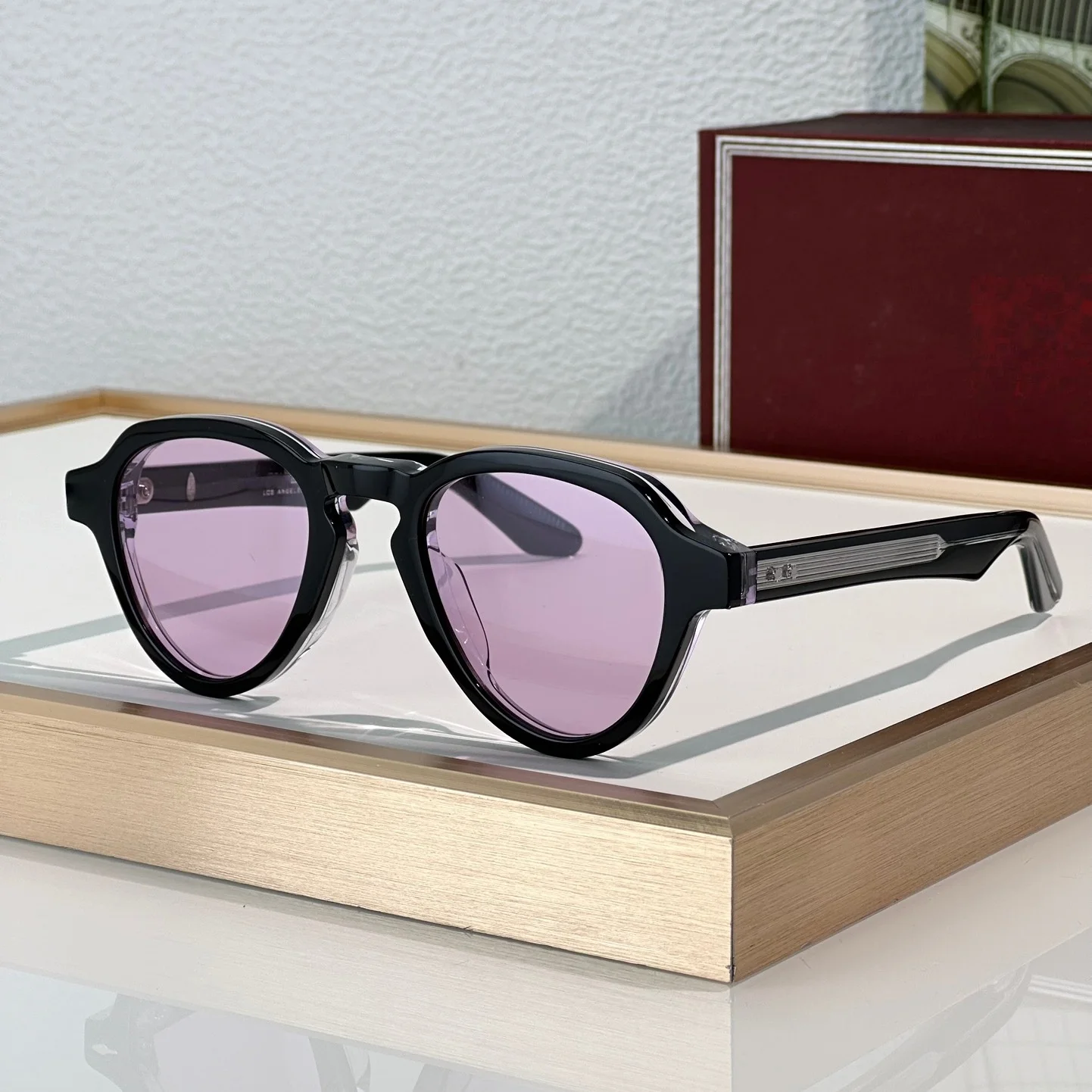 JMM HATFIELDI 48-23 Top Quality Sunglasses for Men and Women Classic Punk Luxury Acetate Titanium Designer Sunglasses Frames
JMM HATFIELDI 48-23 Top Quality Sunglasses for Men and Women Classic Punk Luxury Acetate Titanium Designer Sunglasses Frames