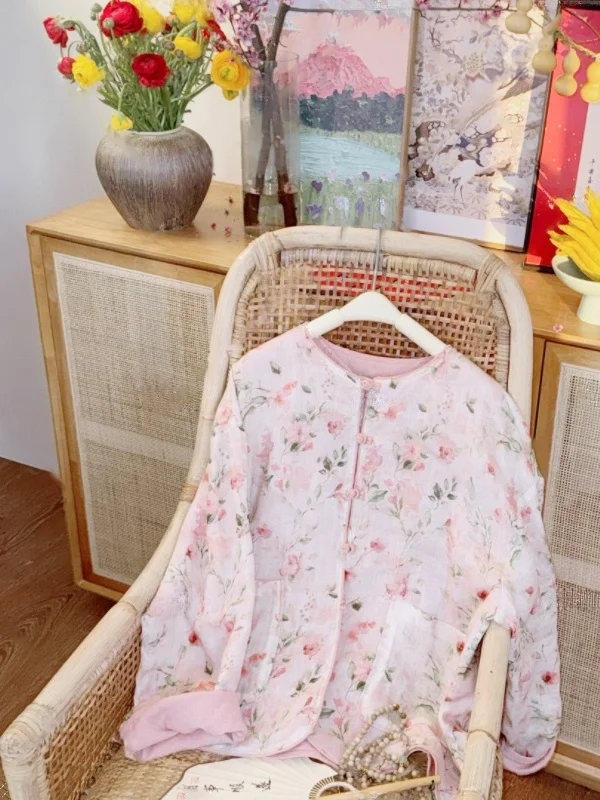 Double-Sided Wearable New Chinese Sle Plum Blossom Autumn Outerwear Brand Women's Faionable Hemp Embroidery Jaet
Double-Sided Wearable New Chinese Sle Plum Blossom Autumn Outerwear Brand Women's Faionable Hemp Embroidery Jaet