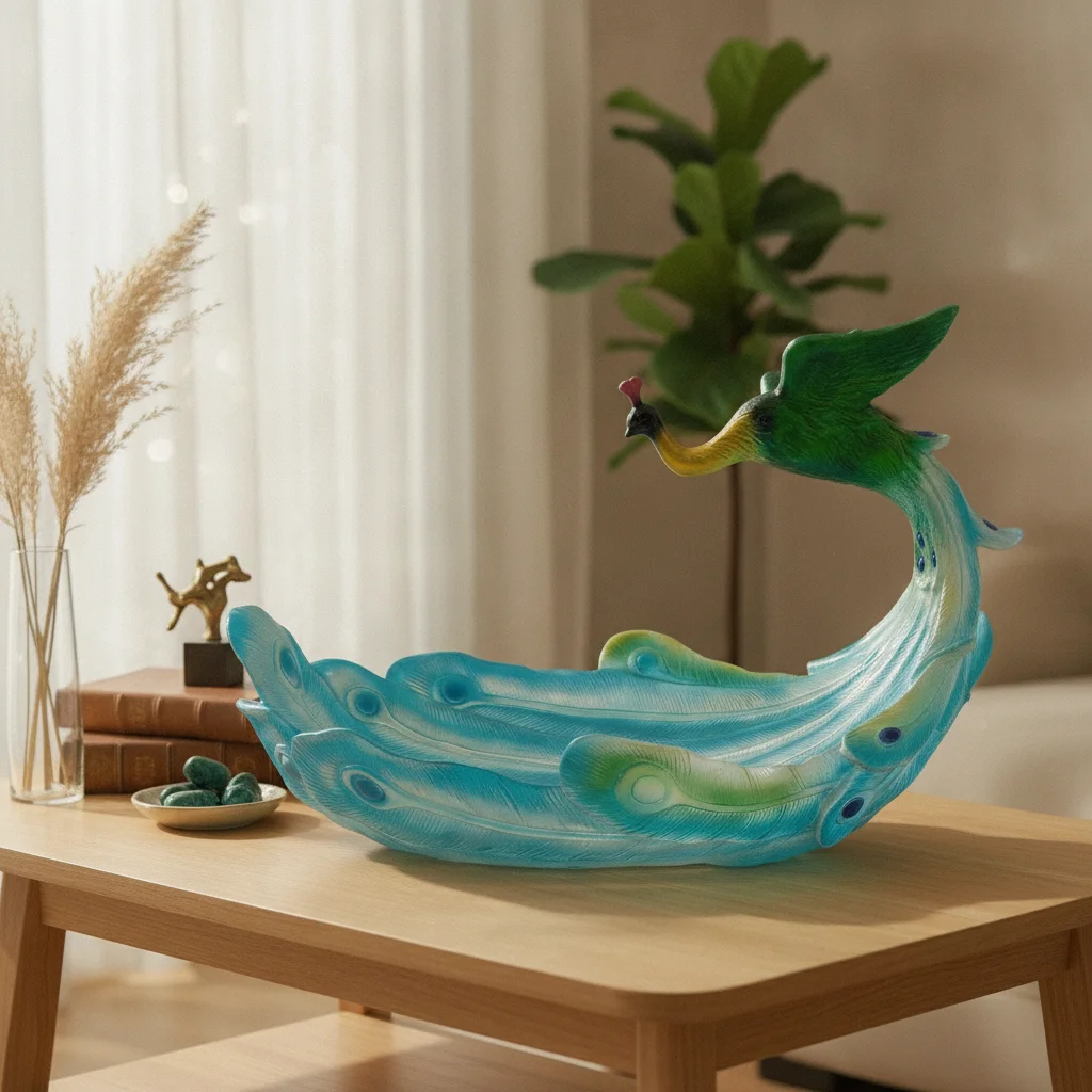 Peacock Fruit Tray Multi-Purpose Peacock Serving Tray Home Decor Gift Idea Houseware Resin for Restaurant
Peacock Fruit Tray Multi-Purpose Peacock Serving Tray Home Decor Gift Idea Houseware Resin for Restaurant