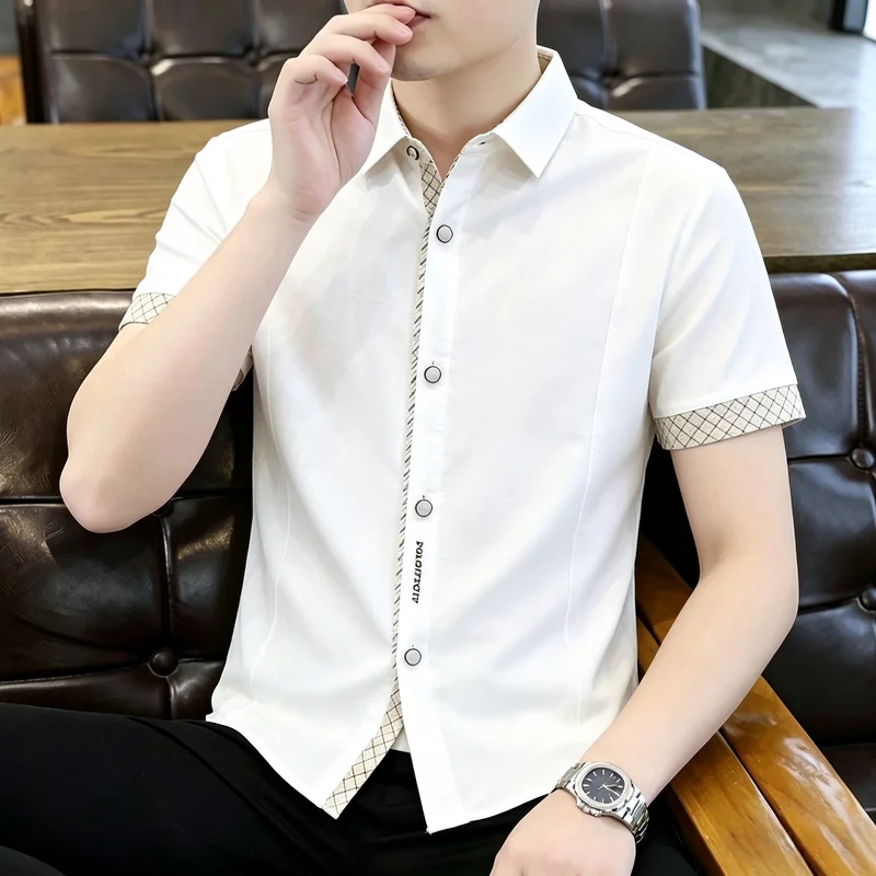 2026 Summer Men's Classic Style Short-Sleeved Shirt - Stylish and Chic Casual Half-Sleeve Shirt
2026 Summer Men's Classic Style Short-Sleeved Shirt - Stylish and Chic Casual Half-Sleeve Shirt
