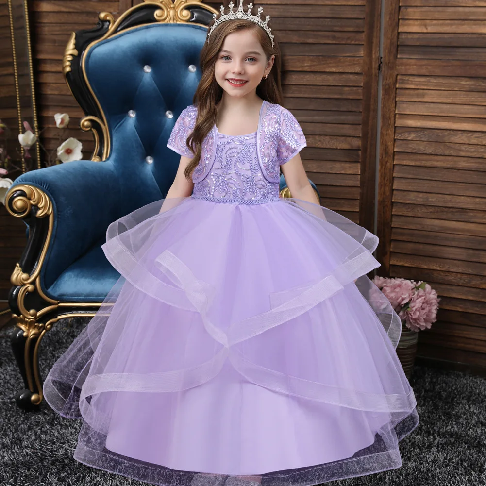 Flower Child Wedding DresssEmbroidery Birthday Party Performance Dress Girls' Halter Dress with Coat Girls' Communion Princess
Flower Child Wedding DresssEmbroidery Birthday Party Performance Dress Girls' Halter Dress with Coat Girls' Communion Princess