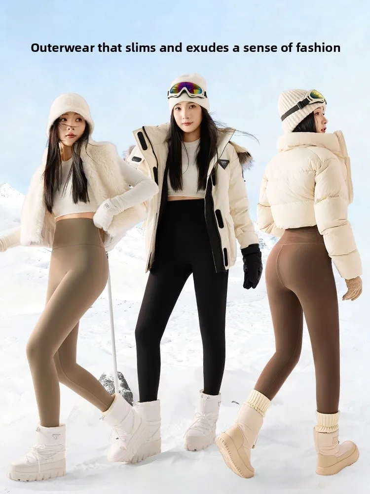 Брюки для йоги с высокой талией, теплые базовые брюки с узором из овчины для зимы, подтяжка живота, маленькая нога
Брюки для йоги с высокой талией, теплые базовые брюки с узором из овчины для зимы, подтяжка живота, маленькая нога