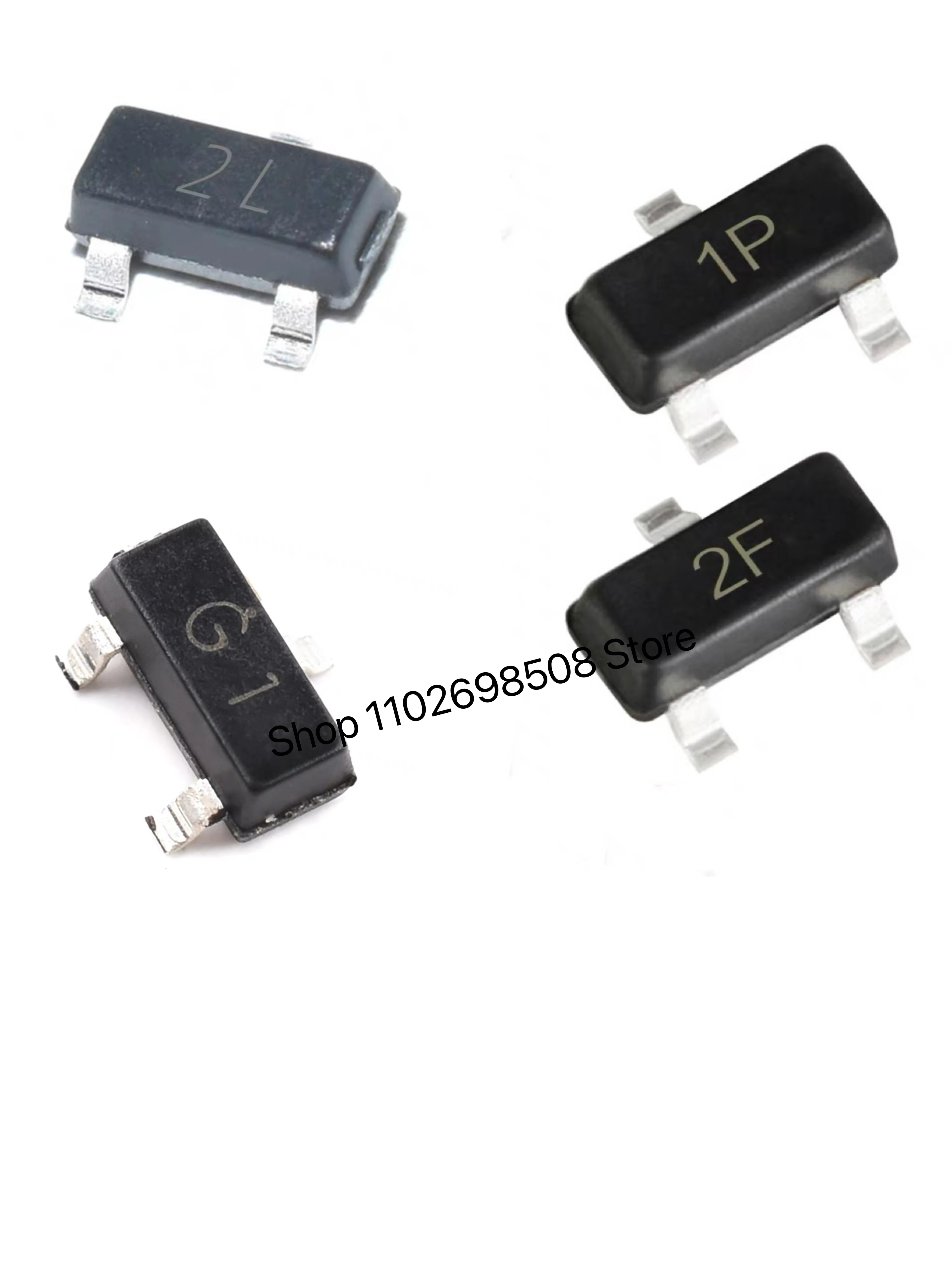 Transistor SOT-23 SMD, 100 piezas, MMBT2907A, MMBT2222A, MMBT5401, MMBT5551 (serigrafía 2F, 1P, 2L, G1)
Transistor SOT-23 SMD, 100 piezas, MMBT2907A, MMBT2222A, MMBT5401, MMBT5551 (serigrafía 2F, 1P, 2L, G1)