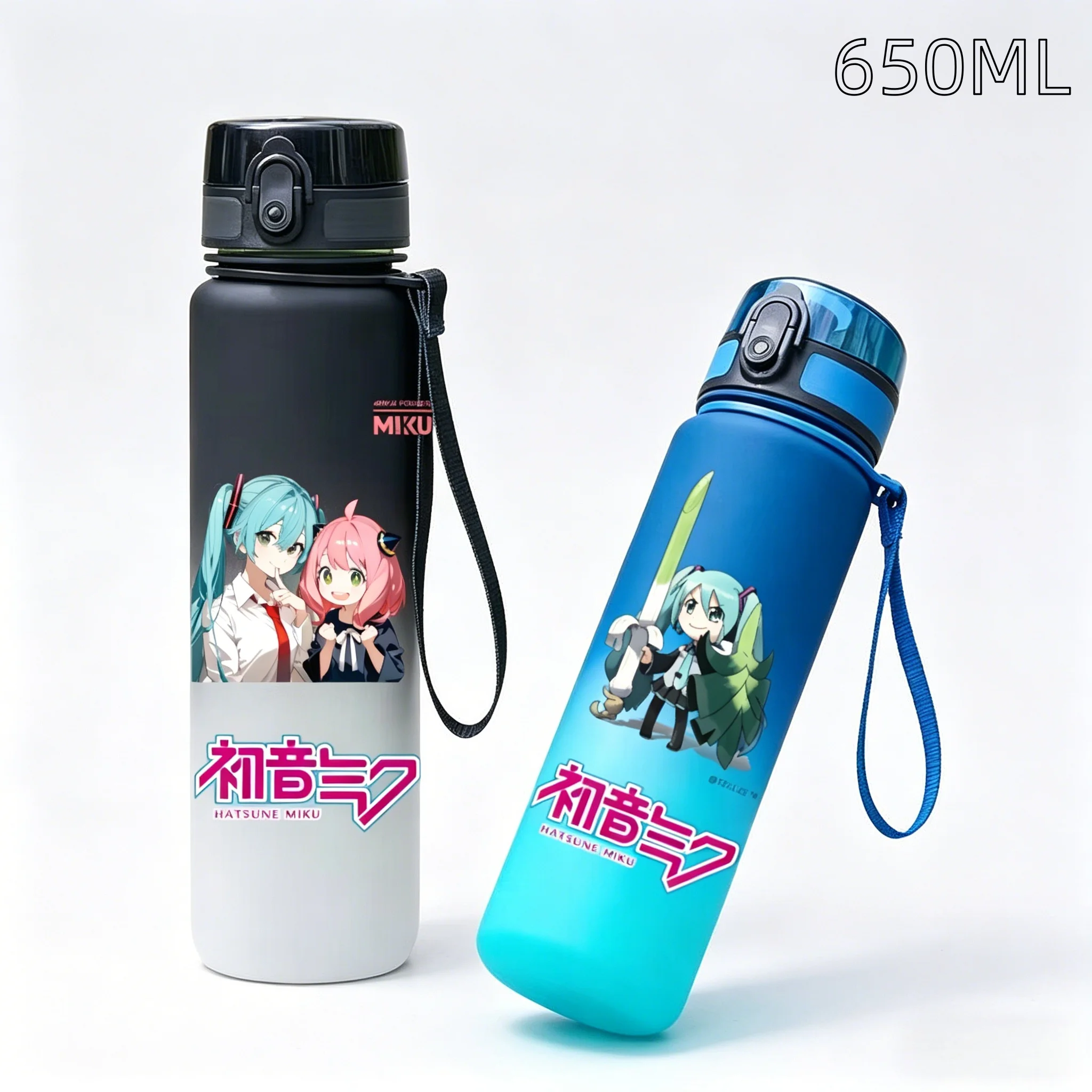 650ML Hatsune Miku Portable Sports Water Bottle Leak Proof Outdoor Travel Sports Fitness Jugs birthday gift
650ML Hatsune Miku Portable Sports Water Bottle Leak Proof Outdoor Travel Sports Fitness Jugs birthday gift 