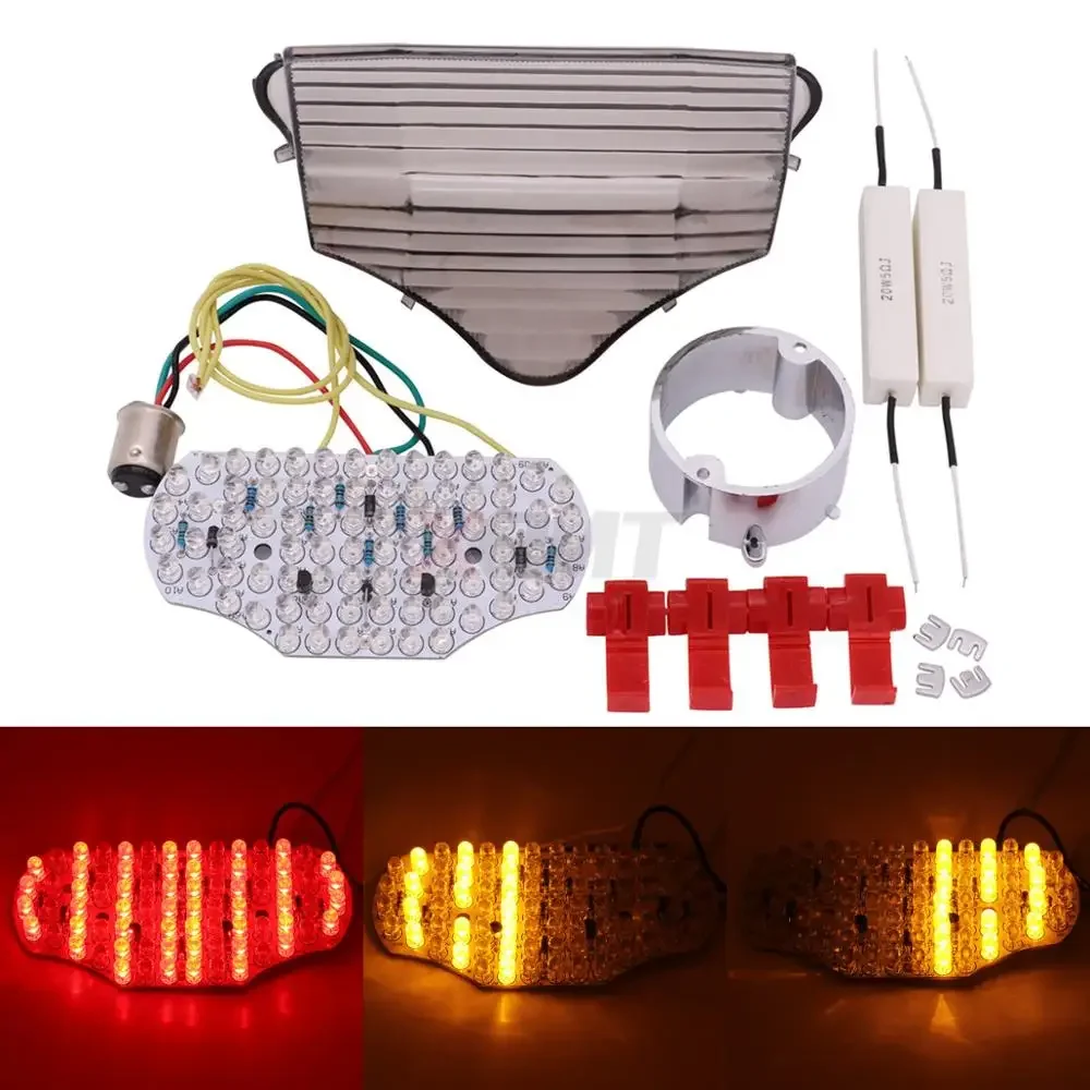 Motorcycle LED Tail Light Brake Light Turn Signal Light For Yamaha FZ600 FZ6 FAZER 2004-2014
Motorcycle LED Tail Light Brake Light Turn Signal Light For Yamaha FZ600 FZ6 FAZER 2004-2014