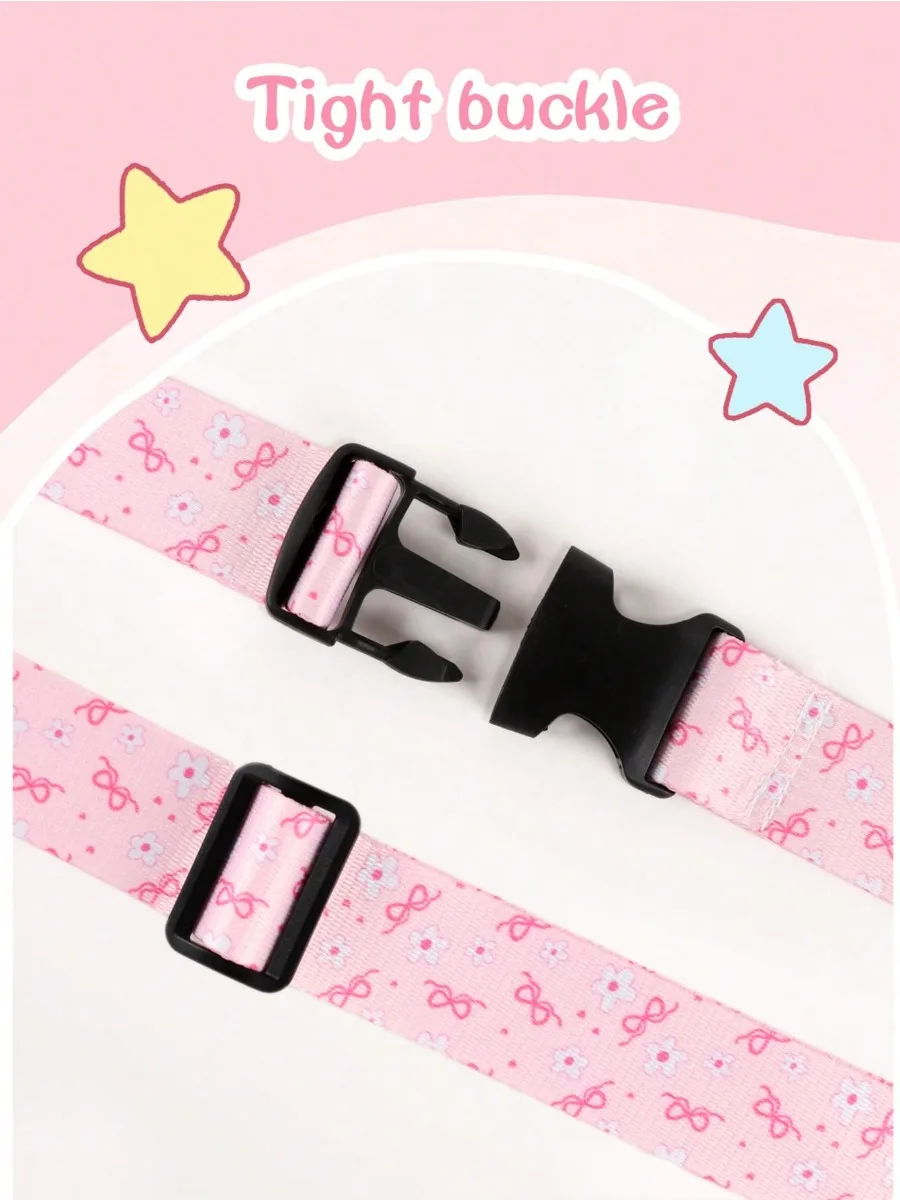 Small Fresh Print Adjustable Luggage Strap for Suitcase, Soft Fabric Travel Belt with Buckle, Lightweight Bag Strap for Women
Small Fresh Print Adjustable Luggage Strap for Suitcase, Soft Fabric Travel Belt with Buckle, Lightweight Bag Strap for Women