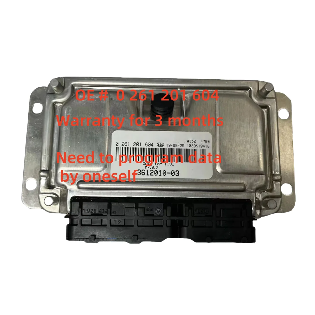 High quality 0261201604 3612010-03 Car Engine Computer ECU Electronic Control Unit
High quality 0261201604 3612010-03 Car Engine Computer ECU Electronic Control Unit