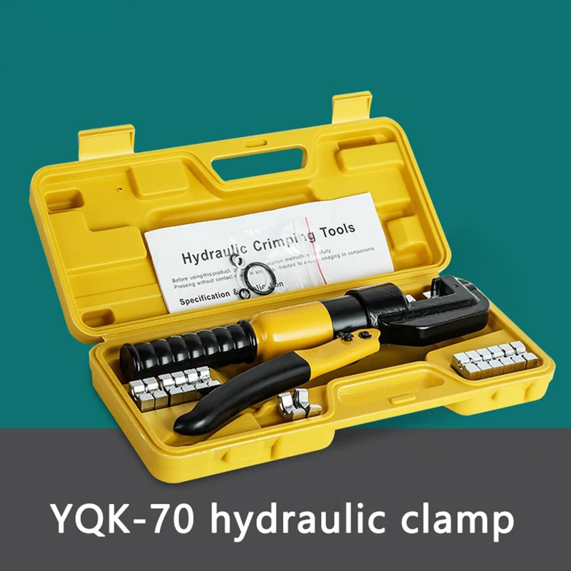 Ручные гидравлические обжимные клещи с матрицами Ручной набор инструментов для обжима гидравлических шлангов Медный алюминиевый кабельный терминал Холодное прессование
Ручные гидравлические обжимные клещи с матрицами Ручной набор инструментов для обжима гидравлических шлангов Медный алюминиевый кабельный терминал Холодное прессование