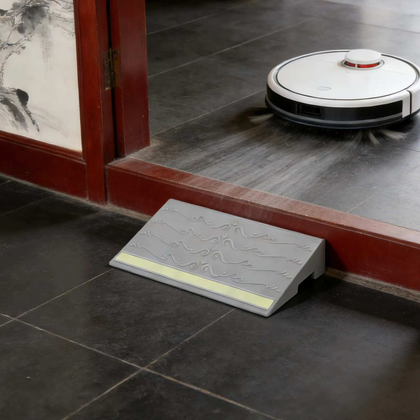 Robot Vacuum Ramp Non-Slip Threshold Ramp Plastic Slope Pad Door Step 9.8 X 5 X 2 in Sweeping Robot Wheelchair Step Mat Home
Robot Vacuum Ramp Non-Slip Threshold Ramp Plastic Slope Pad Door Step 9.8 X 5 X 2 in Sweeping Robot Wheelchair Step Mat Home