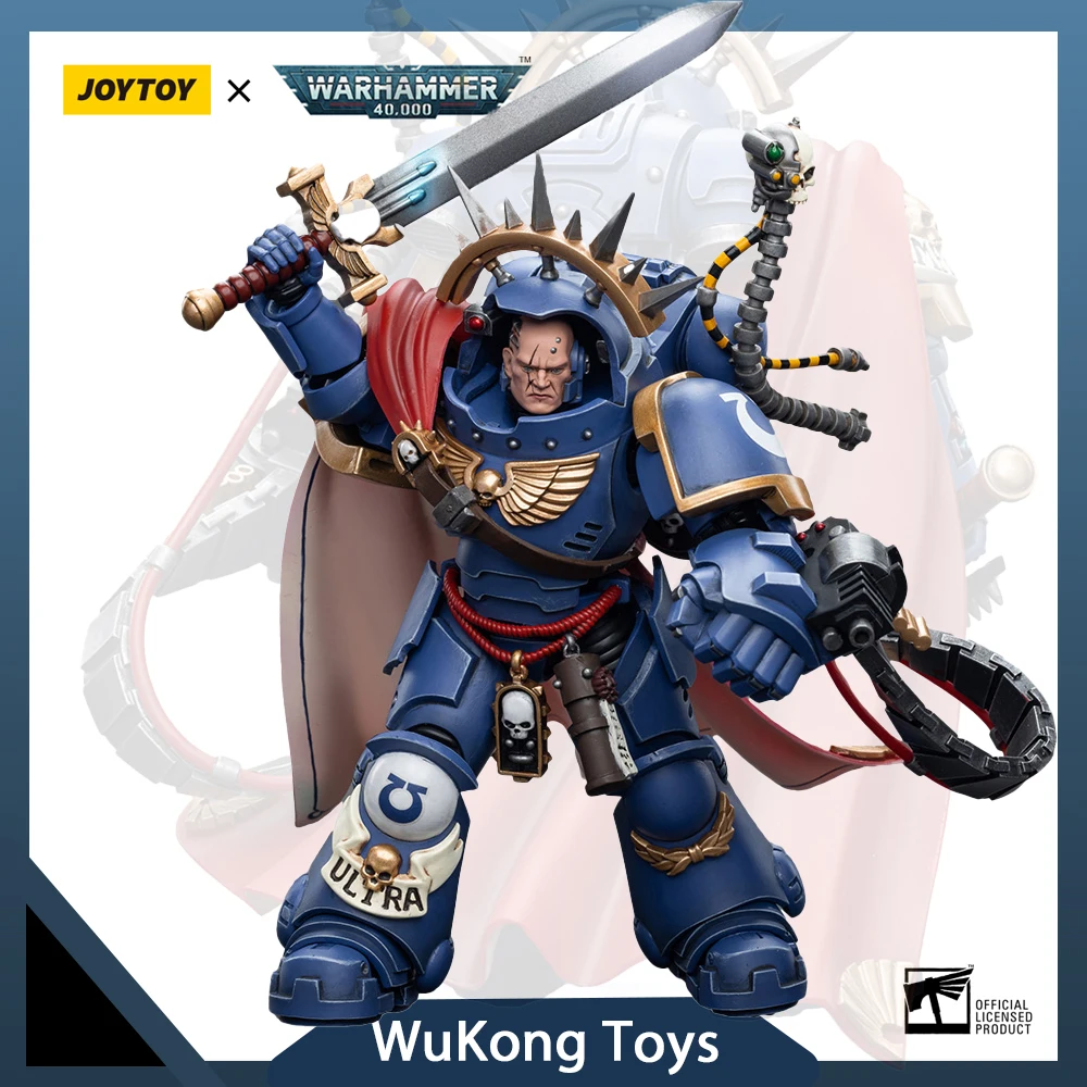 JOYTOY Warhammer 40k Ultramarines Captain in Gravis Armour 1/18 Action Anime Figures Collectible Military Model Desktop Ornament
JOYTOY Warhammer 40k Ultramarines Captain in Gravis Armour 1/18 Action Anime Figures Collectible Military Model Desktop Ornament