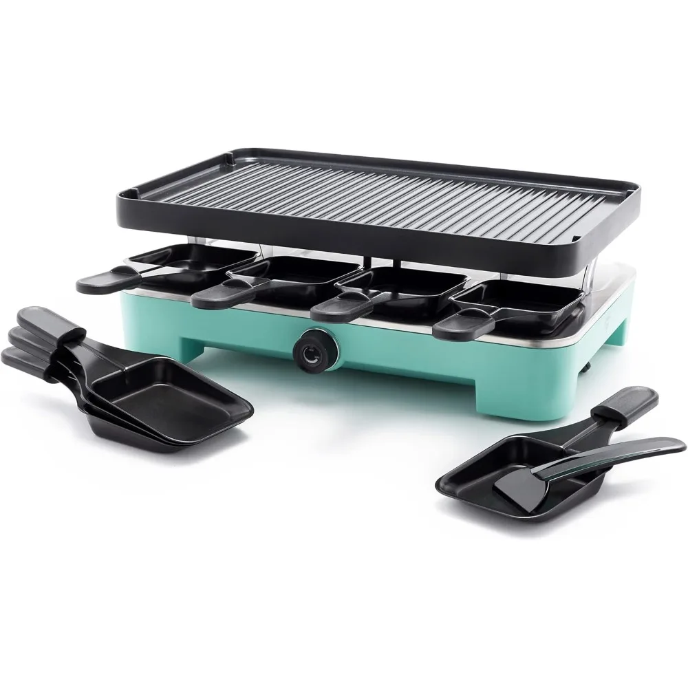 Indoor Tabletop Grill,2-in-1 Grill and Griddle, 8 Square Nonstick Pans, Adjustable Temperature Control,Indicator Light,PFAS-Free
Indoor Tabletop Grill,2-in-1 Grill and Griddle, 8 Square Nonstick Pans, Adjustable Temperature Control,Indicator Light,PFAS-Free