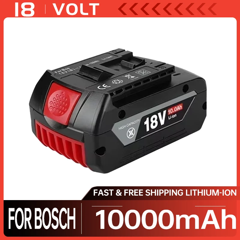 New 18V 10Ah Lithium-Ion Battery for Bosch GBA/GSR/GSB - Fuel Gauge & Fast Delivery!
New 18V 10Ah Lithium-Ion Battery for Bosch GBA/GSR/GSB - Fuel Gauge & Fast Delivery!