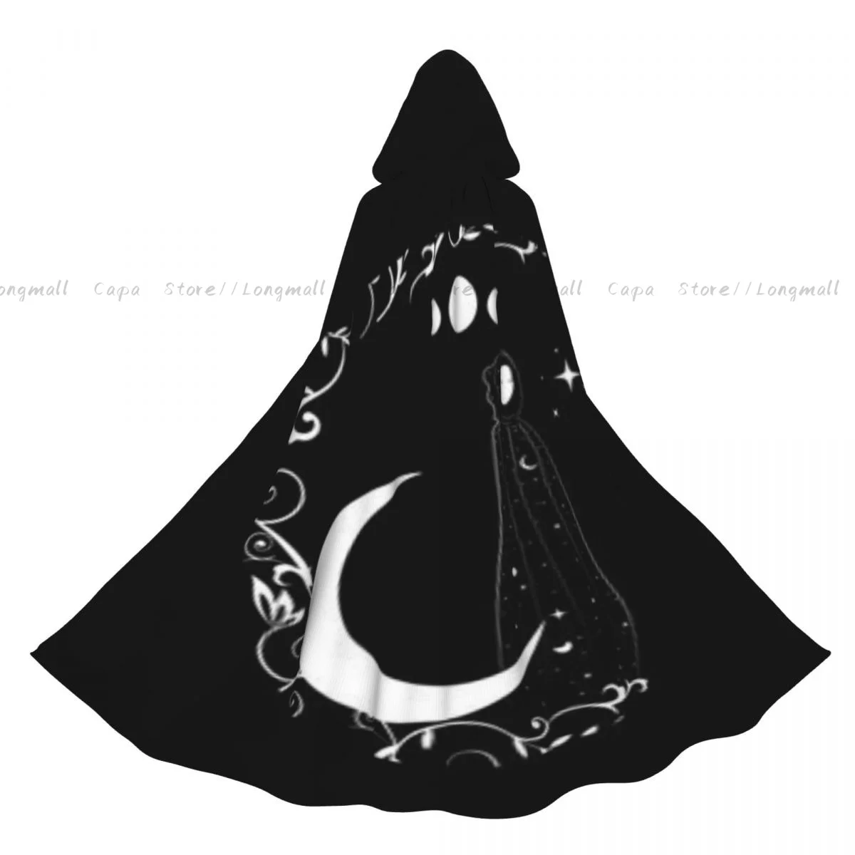 Witch In Black Cape Mystical Priestess Crescent Hooded Cloak Coat Halloween Cosplay Costume Vampire Devil Wizard Cape Gown Party
Witch In Black Cape Mystical Priestess Crescent Hooded Cloak Coat Halloween Cosplay Costume Vampire Devil Wizard Cape Gown Party