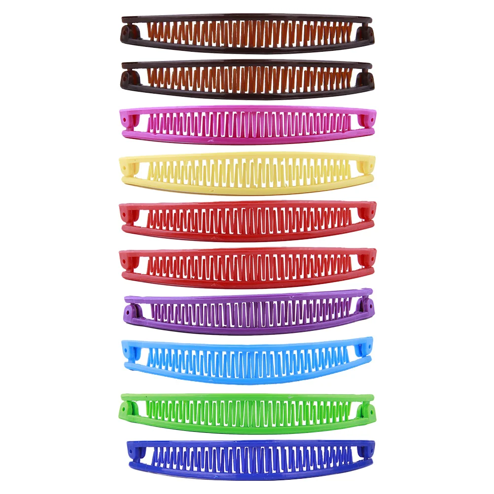 10pcs Colorful Hair Clips Durable Reusable Women Accessories Hair Comb Ponytail Holder Styling Tool Non-slip Curly Hair
10pcs Colorful Hair Clips Durable Reusable Women Accessories Hair Comb Ponytail Holder Styling Tool Non-slip Curly Hair
