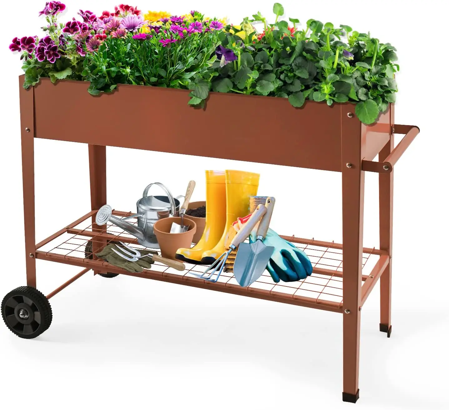 Поднятый ящик для цветов с ножками, уличная приподнятая садовая кровать на колесах, садоводство для овощей, цветов, трав, патио, посадки
Поднятый ящик для цветов с ножками, уличная приподнятая садовая кровать на колесах, садоводство для овощей, цветов, трав, патио, посадки