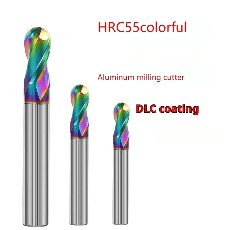 2 Flute Ball Nose End Mill Tungsten Carbide Cutter CNC Router Bit Milling Tool R0.5 R0.75 R1 R6 R4 R7 R8 Ball End Milling Cutter
2 Flute Ball Nose End Mill Tungsten Carbide Cutter CNC Router Bit Milling Tool R0.5 R0.75 R1 R6 R4 R7 R8 Ball End Milling Cutter