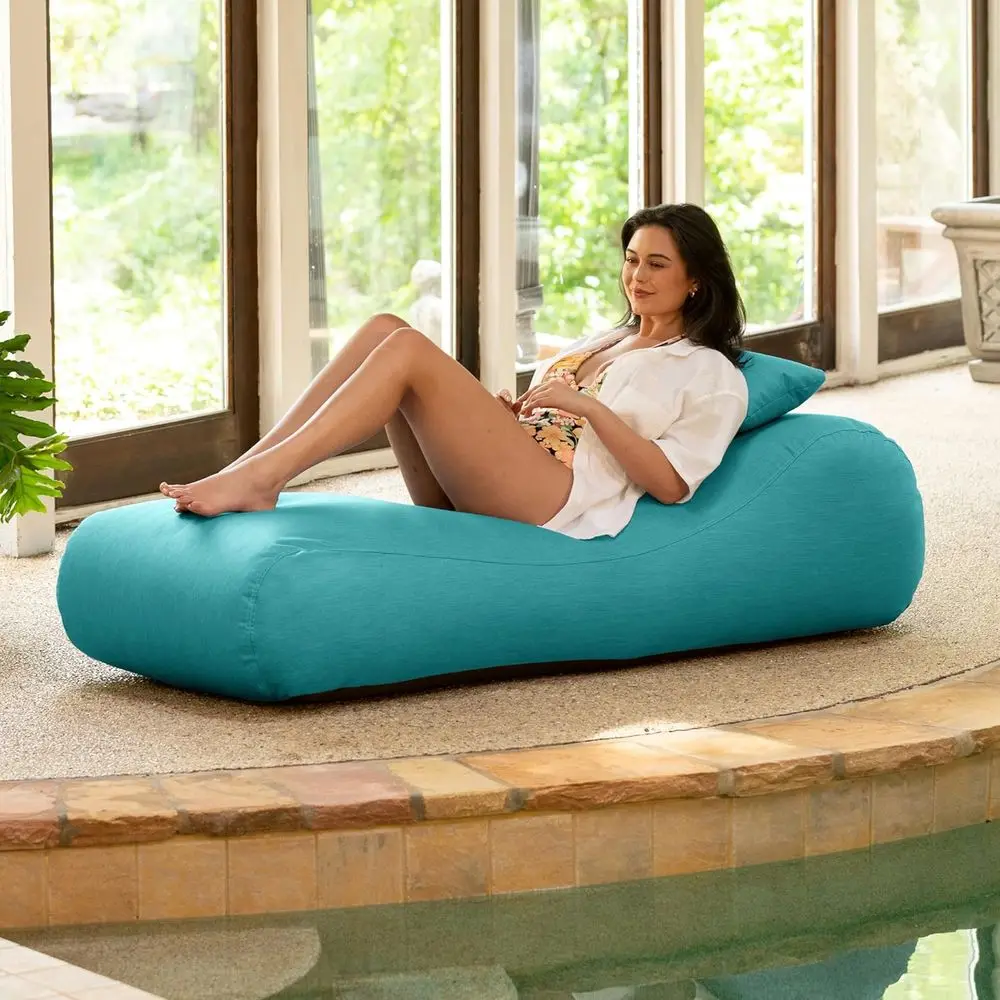 Arlo Outdoor Bean Bag Sun Lounger - Pool Patio Chaise Recliner, Aruba
Arlo Outdoor Bean Bag Sun Lounger - Pool Patio Chaise Recliner, Aruba