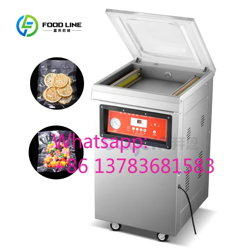 Custom 400 500 600 Commerical Pouch Airtight Single Chamber Vacuum Packing Machine Industrial Food Vacuum Sealer Sealing Machine
Custom 400 500 600 Commerical Pouch Airtight Single Chamber Vacuum Packing Machine Industrial Food Vacuum Sealer Sealing Machine