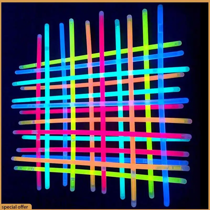A68Z 100PCS Fluorescence Light Glow Sticks Bright Colorful Glow Stick For Wedding Party Glow Sticks
A68Z 100PCS Fluorescence Light Glow Sticks Bright Colorful Glow Stick For Wedding Party Glow Sticks