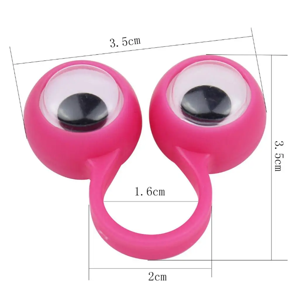 10 PCS Finger Toy Educational Intelligent Finger Toy Large Eyes Finger Ring Funny Finger Toy for Kids Children Gift ( Color)
10 PCS Finger Toy Educational Intelligent Finger Toy Large Eyes Finger Ring Funny Finger Toy for Kids Children Gift ( Color)