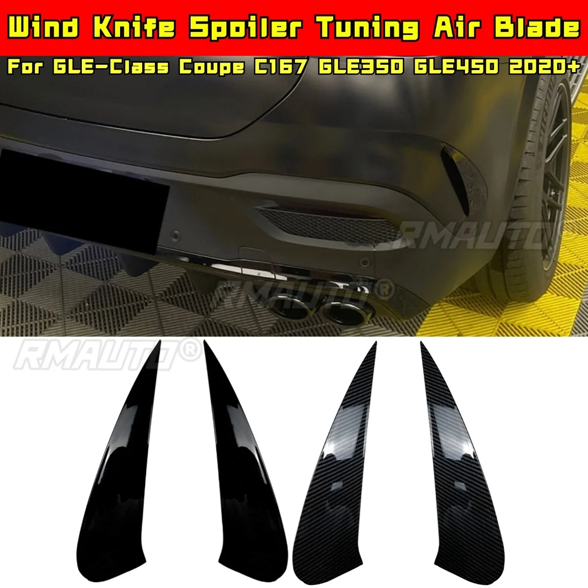 For Mercedes Benz GLE-Class Coupe C167 GLE350 GLE450 2020+ Body Kit Wind Knife Spoiler Tuning Air Blade Car Accessories
For Mercedes Benz GLE-Class Coupe C167 GLE350 GLE450 2020+ Body Kit Wind Knife Spoiler Tuning Air Blade Car Accessories