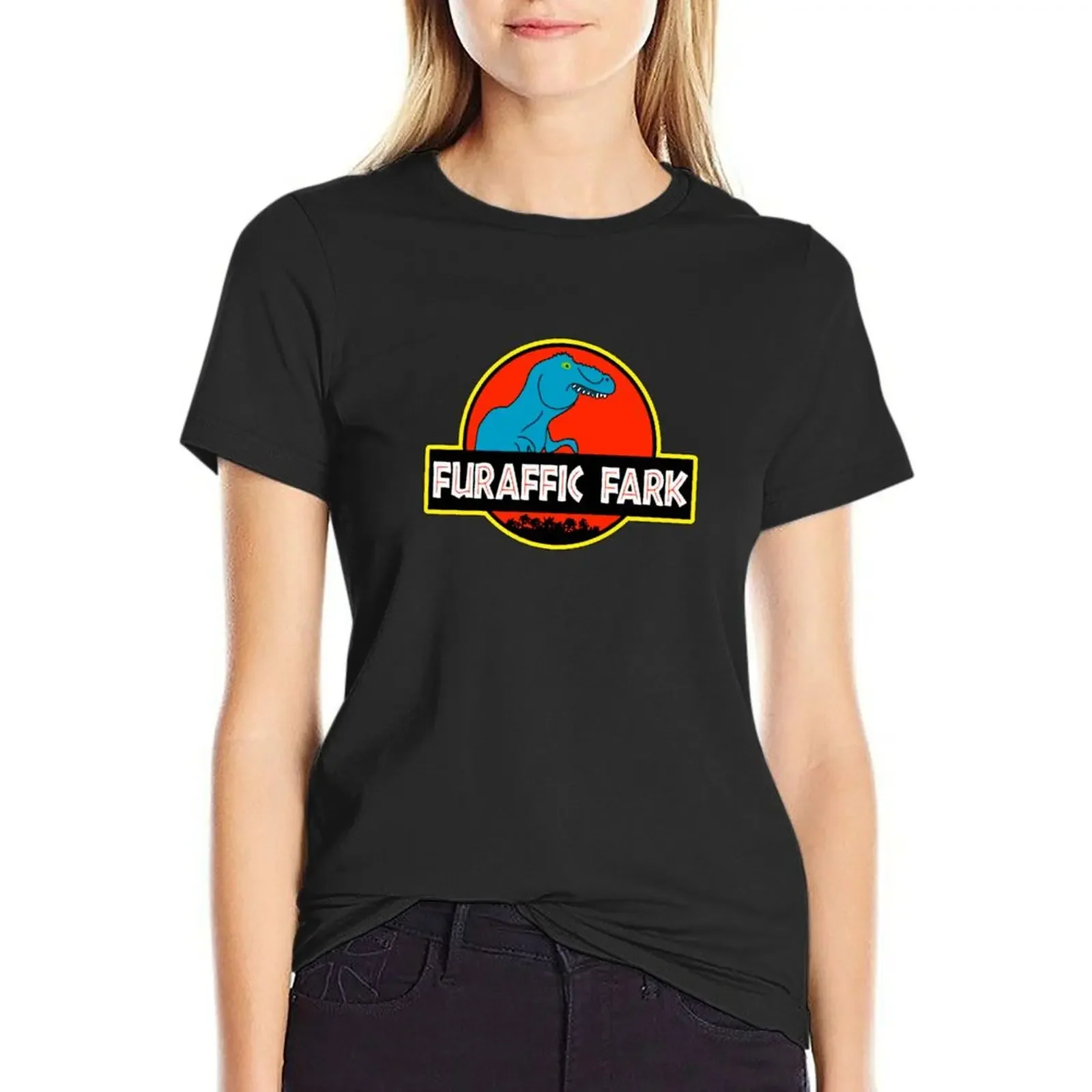 Furaffick Fark T-Shirt vintage clothes kawaii clothes heavyweights black t-shirts for Women
Furaffick Fark T-Shirt vintage clothes kawaii clothes heavyweights black t-shirts for Women