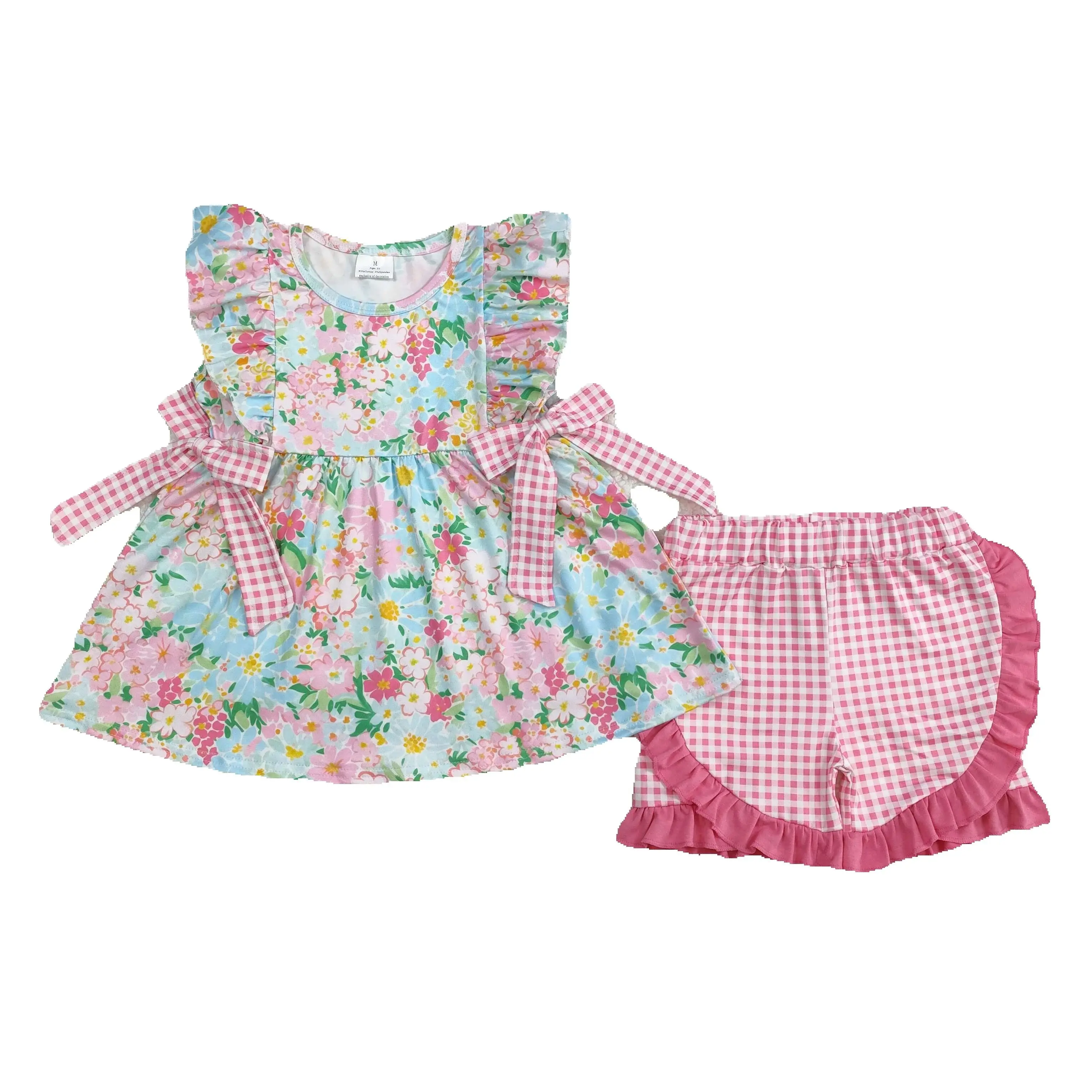 3.5 GSSO2111 Floral Print Polka Dot Shorts Set with Ruffle Sleeves And Bow Tie Pink And Floral Patterned Outfit for Kids
3.5 GSSO2111 Floral Print Polka Dot Shorts Set with Ruffle Sleeves And Bow Tie Pink And Floral Patterned Outfit for Kids