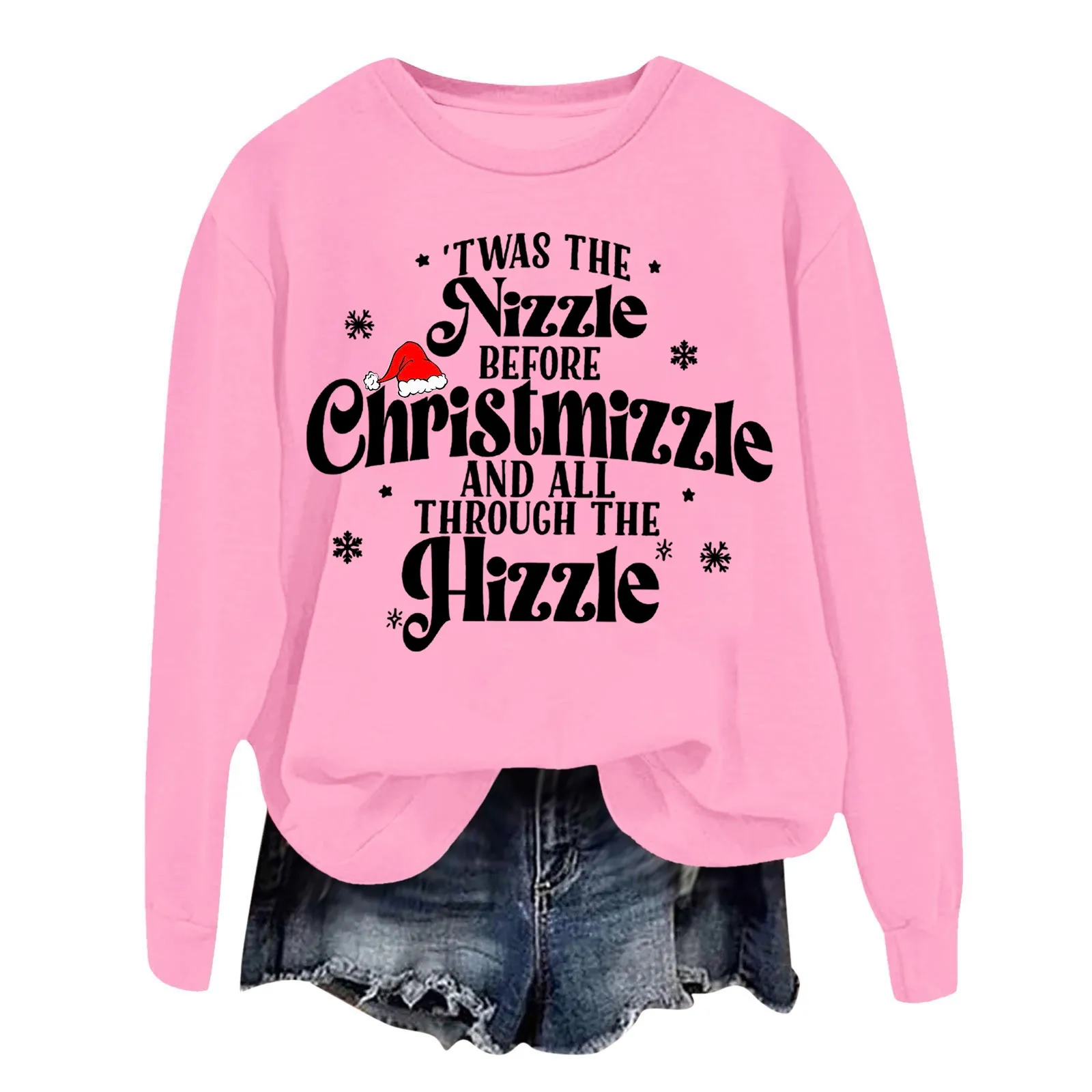 Women's Winter Fashion Sweatshirt Festive Christmas Print Round Neck Top Front Zip Athletic Jacket Fleece Sweat Top Women
Women's Winter Fashion Sweatshirt Festive Christmas Print Round Neck Top Front Zip Athletic Jacket Fleece Sweat Top Women
