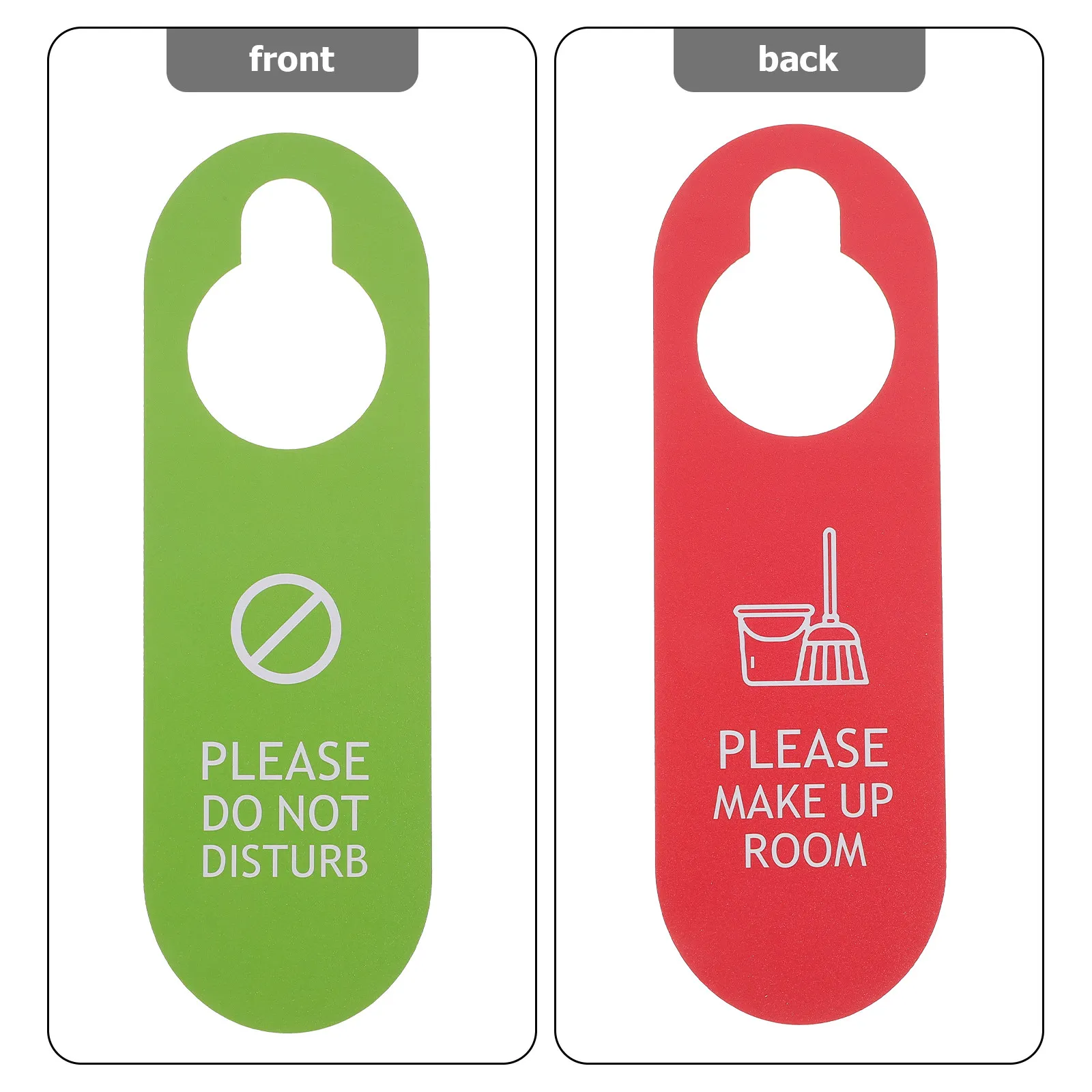 6Pcs Door Sign Hanging Tag Double Side Please Make Up Room Do Not Disturb Door Knob Hanger for Hotel Staff Cleaning Service Use
6Pcs Door Sign Hanging Tag Double Side Please Make Up Room Do Not Disturb Door Knob Hanger for Hotel Staff Cleaning Service Use