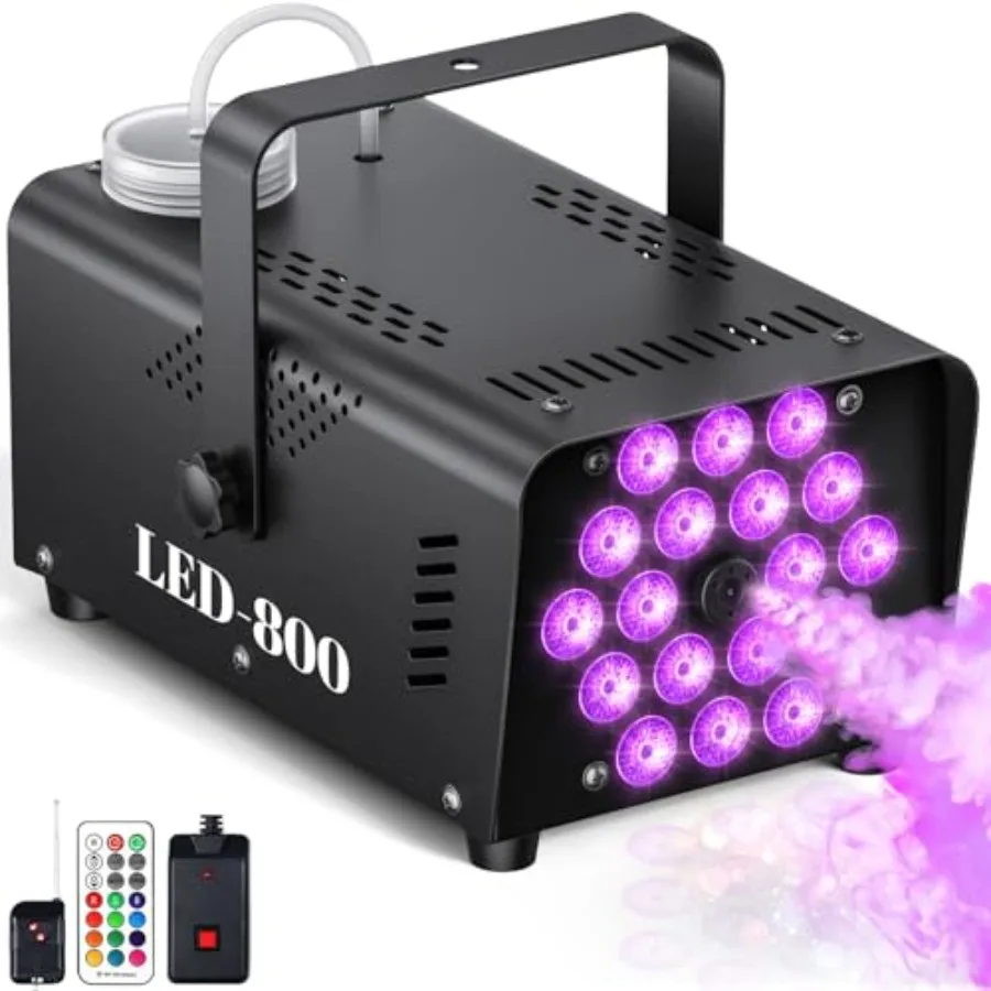Fog Machine, 800W Smoke Machine With 13-Color LED Effects, 3500CFM Smoke Machine Fog Output, Wired And Wireless Remote Control,
Fog Machine, 800W Smoke Machine With 13-Color LED Effects, 3500CFM Smoke Machine Fog Output, Wired And Wireless Remote Control,