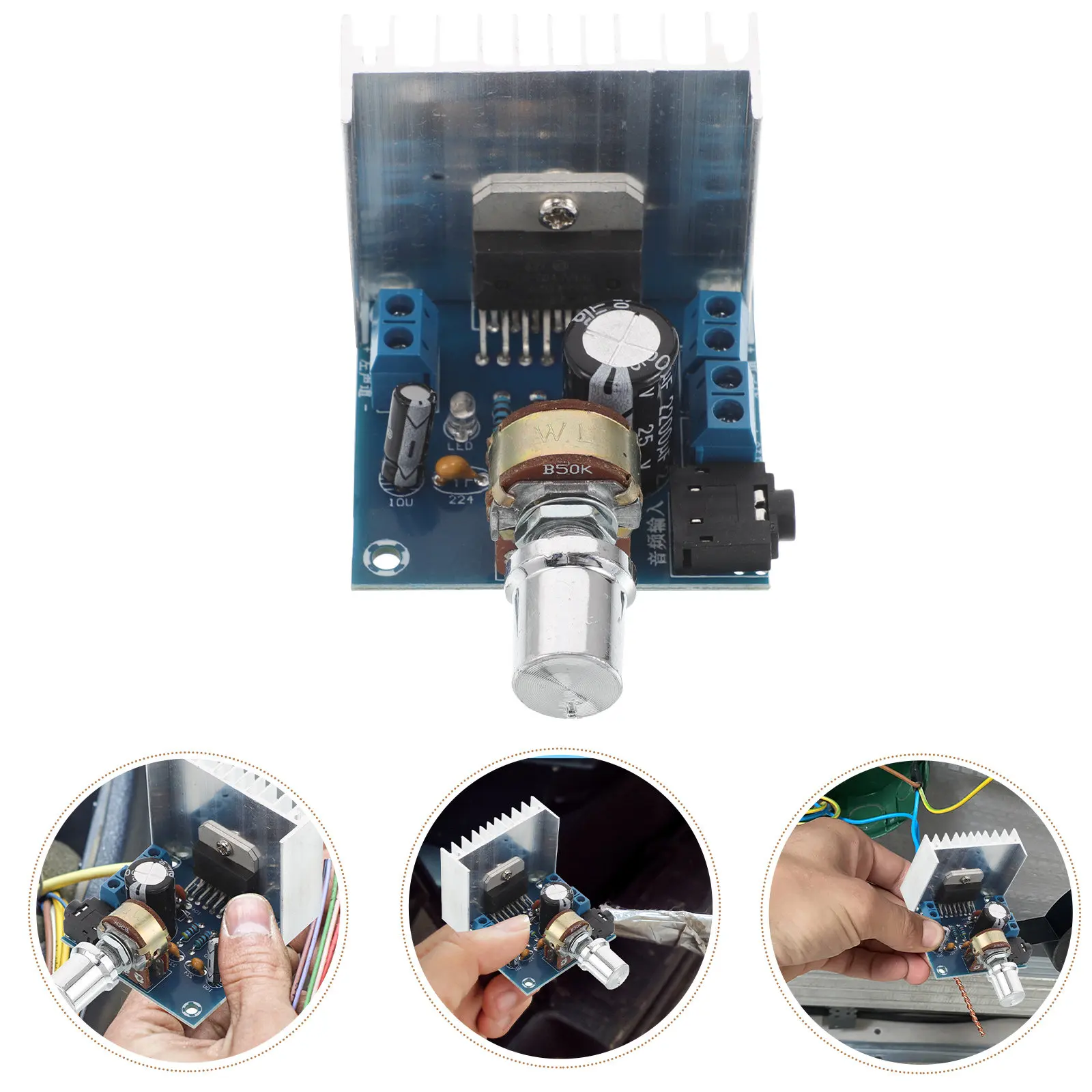 Dual Channel Noiseless Audio Amplifier Board 12V Dc for Motorcycle Car Audio System Compact Easy Install Stable Sound Quality
Dual Channel Noiseless Audio Amplifier Board 12V Dc for Motorcycle Car Audio System Compact Easy Install Stable Sound Quality