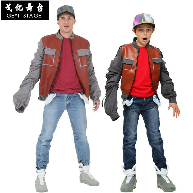 Halloween Stage Show Clothes American Science Fiction Movie Back to the Future McFly Cosplay Costume Family Adult Kids Outfit
Halloween Stage Show Clothes American Science Fiction Movie Back to the Future McFly Cosplay Costume Family Adult Kids Outfit