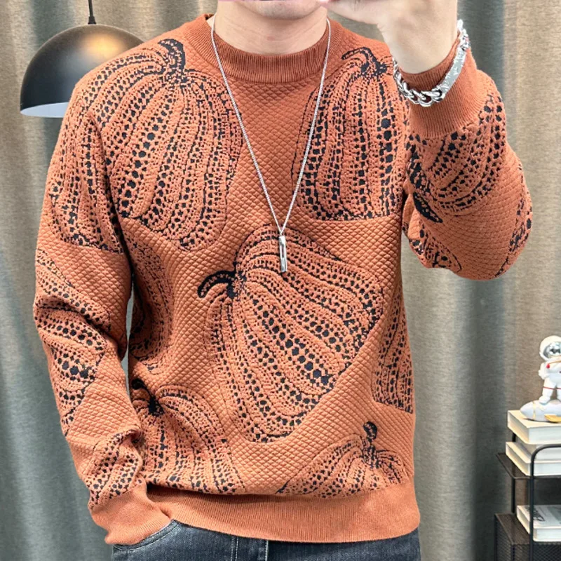 Contrasting Colors Sweater For Men Knitted Round Neck Sweater Korean Fashion Stitching Sweater Mens Pullover Sweater Pull Homme
Contrasting Colors Sweater For Men Knitted Round Neck Sweater Korean Fashion Stitching Sweater Mens Pullover Sweater Pull Homme