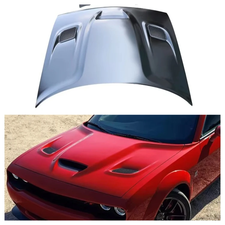 2015 Hellcat Style Car Front Bumper Aluminum Hood for Challenger 2015-2021
2015 Hellcat Style Car Front Bumper Aluminum Hood for Challenger 2015-2021