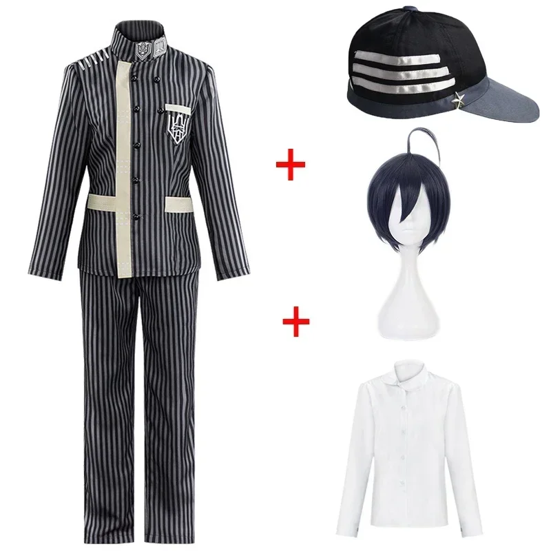 New Danganronpa V3: Killing Harmony Saihara Shuichi Cosplay Costume Full Sets Wig Men Halloween Party JK Uniform Outfits
New Danganronpa V3: Killing Harmony Saihara Shuichi Cosplay Costume Full Sets Wig Men Halloween Party JK Uniform Outfits