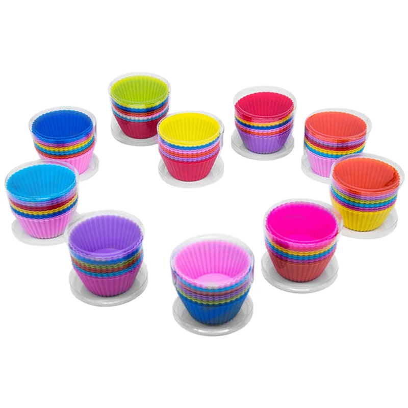 Silicone Muffin Cup Baking Silicone Cake Cups Egg Tart Cake Cups Birthday Party Wedding Decoration-B61B
Silicone Muffin Cup Baking Silicone Cake Cups Egg Tart Cake Cups Birthday Party Wedding Decoration-B61B