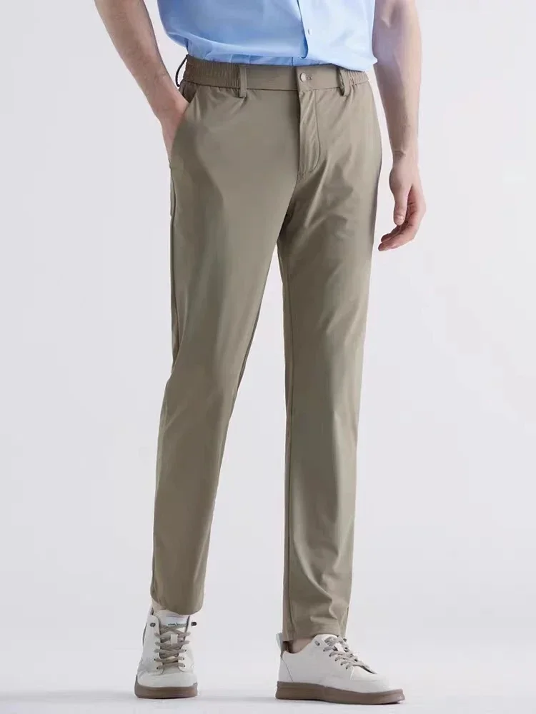 2024 New Summer Breathable Casual Pants Men Stretched Nylon Silk Cooling Slim Chinos Male Business Casual Straight Long ZL602
2024 New Summer Breathable Casual Pants Men Stretched Nylon Silk Cooling Slim Chinos Male Business Casual Straight Long ZL602
