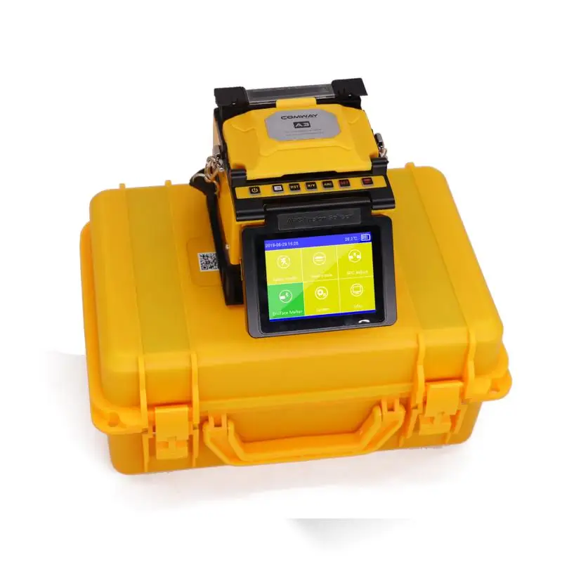 Comway fiber optic fusion splicer A3 with fiber cleaver for FTTH project
Comway fiber optic fusion splicer A3 with fiber cleaver for FTTH project