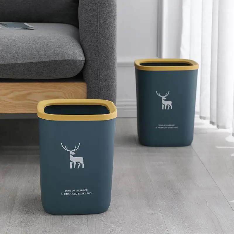 Large Capacity Plastic Household Trash Can Bedroom Living Room Bathroom Waste Basket Office Building Trash Can Simple Design
Large Capacity Plastic Household Trash Can Bedroom Living Room Bathroom Waste Basket Office Building Trash Can Simple Design