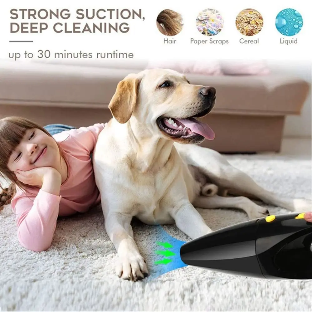 Wireless Car Vacuum Cleaner Rechargeable Wet and Dry Handheld Vacuum with Multi-Nozzles 10000PA Dust Catcher for Car Home
Wireless Car Vacuum Cleaner Rechargeable Wet and Dry Handheld Vacuum with Multi-Nozzles 10000PA Dust Catcher for Car Home