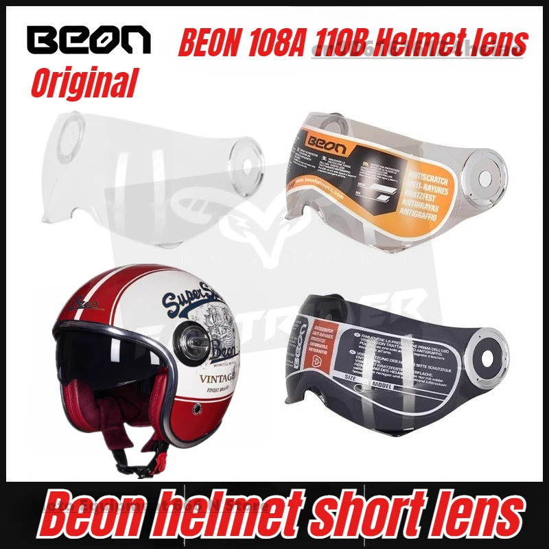Original Beon 108A Motorcycle Helmet Short Lens 110B Half Helmet Silver Visors,helmet Replacement Parts
Original Beon 108A Motorcycle Helmet Short Lens 110B Half Helmet Silver Visors,helmet Replacement Parts