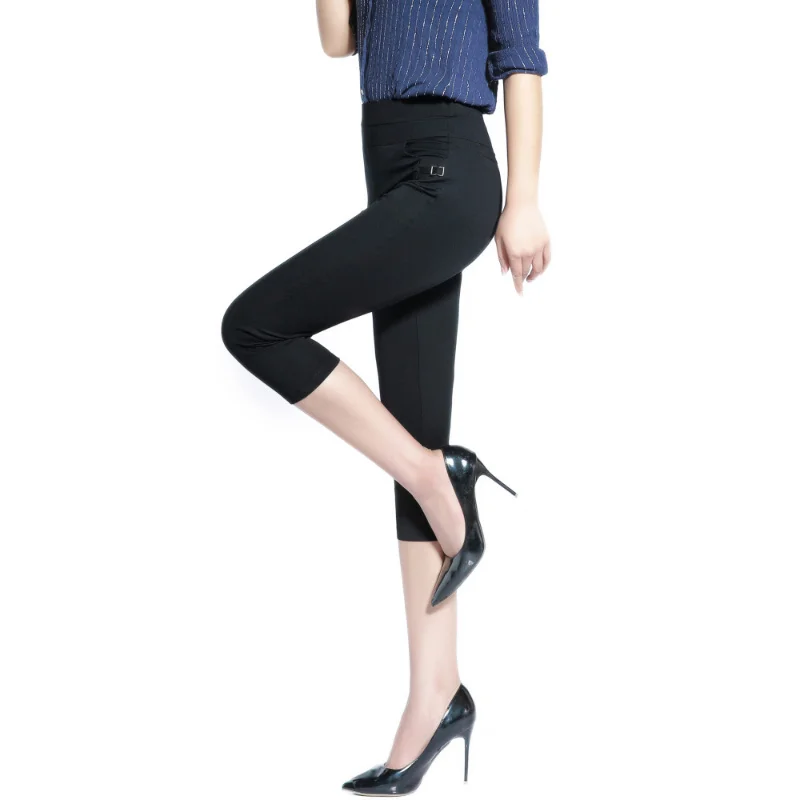2023 Summer Women's Capris Pants Casual High Waist Stretch Skinny Pencil Pants Women Trousers Female Leggings Clothes
2023 Summer Women's Capris Pants Casual High Waist Stretch Skinny Pencil Pants Women Trousers Female Leggings Clothes