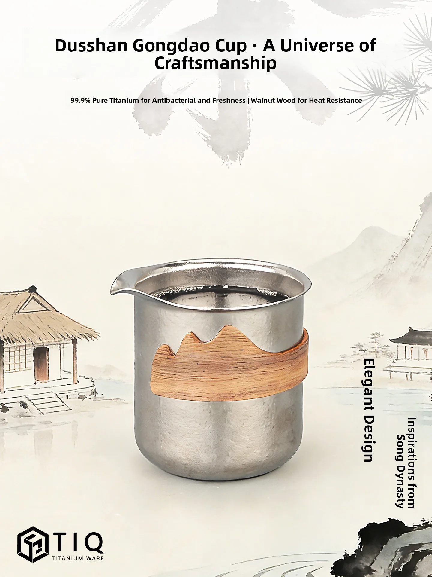 Yulong Pure Titanium Gongfu Tea Set Accessories Creative Portable Teacup New 2026 Model Beverage Dining Utensils Crystallization
Yulong Pure Titanium Gongfu Tea Set Accessories Creative Portable Teacup New 2026 Model Beverage Dining Utensils Crystallization