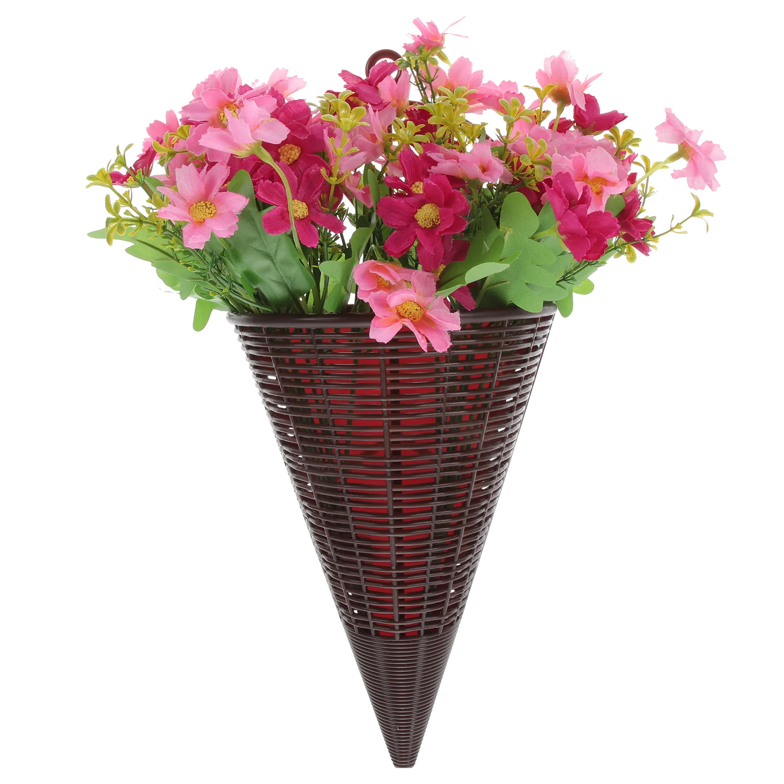 Wall Hanging Artificial Flowers Coconut Basket Fake Plants Faux Baskets Decor for Living Room Bookshelves Cafe
Wall Hanging Artificial Flowers Coconut Basket Fake Plants Faux Baskets Decor for Living Room Bookshelves Cafe