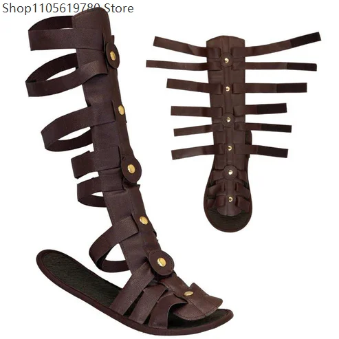 2026 Men New European Medieval Renaissance Retro Roman Gladiator Cosplay Shoes For Halloween Masquerade Party Stage Costume
2026 Men New European Medieval Renaissance Retro Roman Gladiator Cosplay Shoes For Halloween Masquerade Party Stage Costume