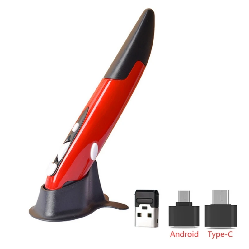 2.4G Wireless Mouse Pen 2-in-1 Ergonomic Rechargeable Personality Creative Vertical Pen-Shaped Stylus Mouse For PC Laptop Mice
2.4G Wireless Mouse Pen 2-in-1 Ergonomic Rechargeable Personality Creative Vertical Pen-Shaped Stylus Mouse For PC Laptop Mice